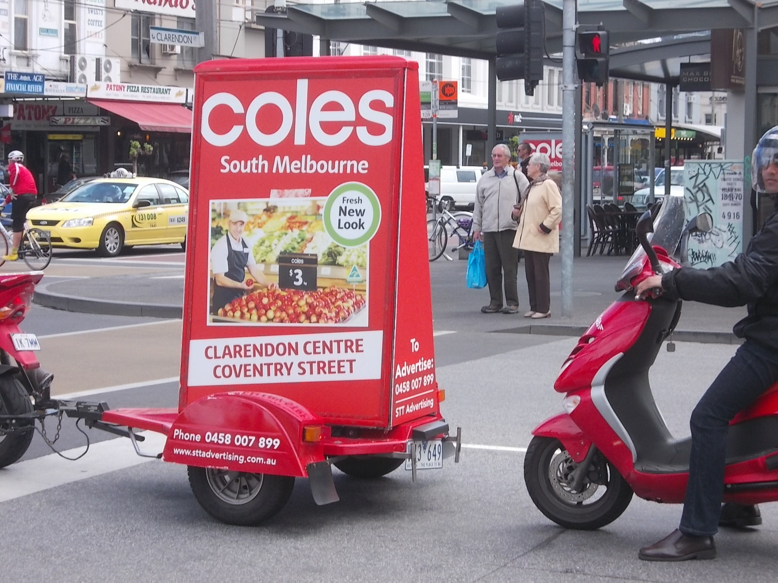 coles billboard banner